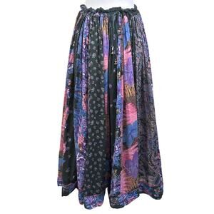 Sweet Talk maxiskirt, patchwork strips, bohemian, gypsy, festival, global travel